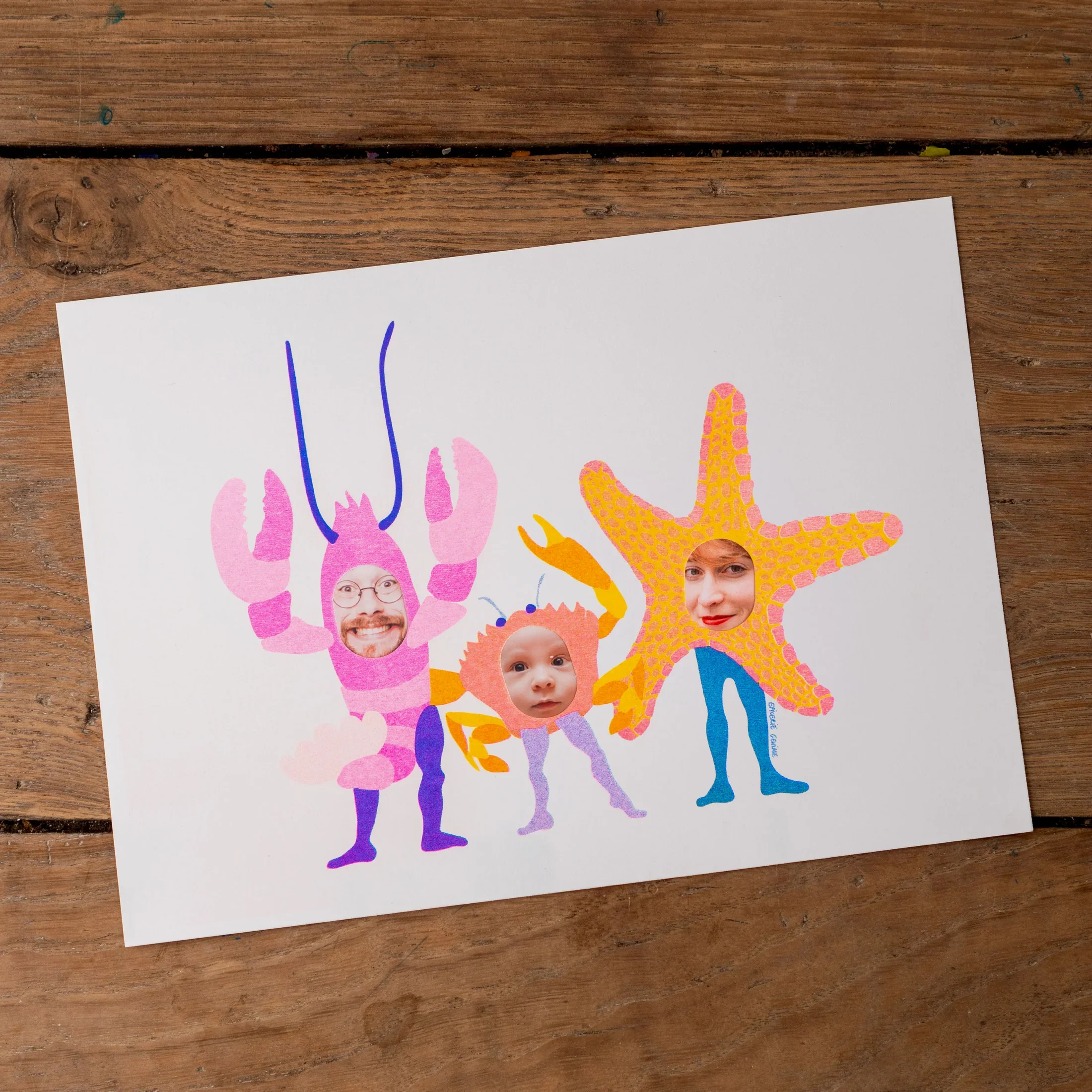 Carte Passe-tête | A5 - plusieurs motifs – Image 2