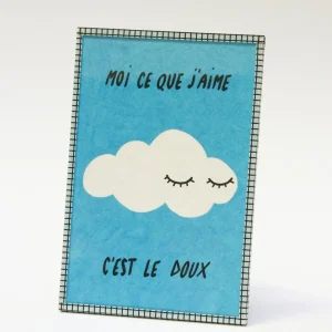 Illustration encadrée | Moi ce que j'aime c'est le doux