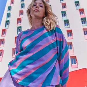 Sweat coton bio | Flashback Violet