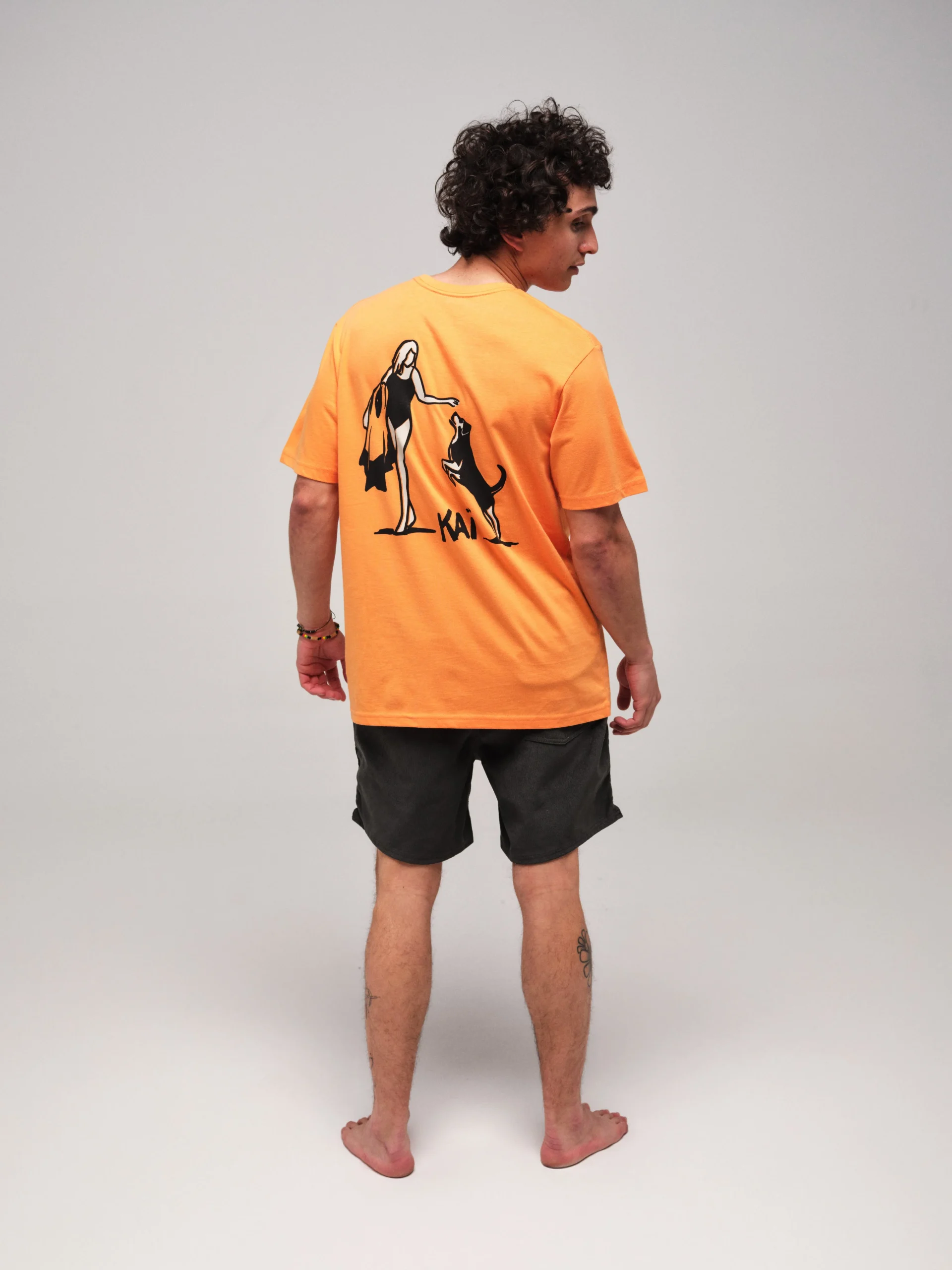 T-shirt coton - Kai - Abricot – Image 4