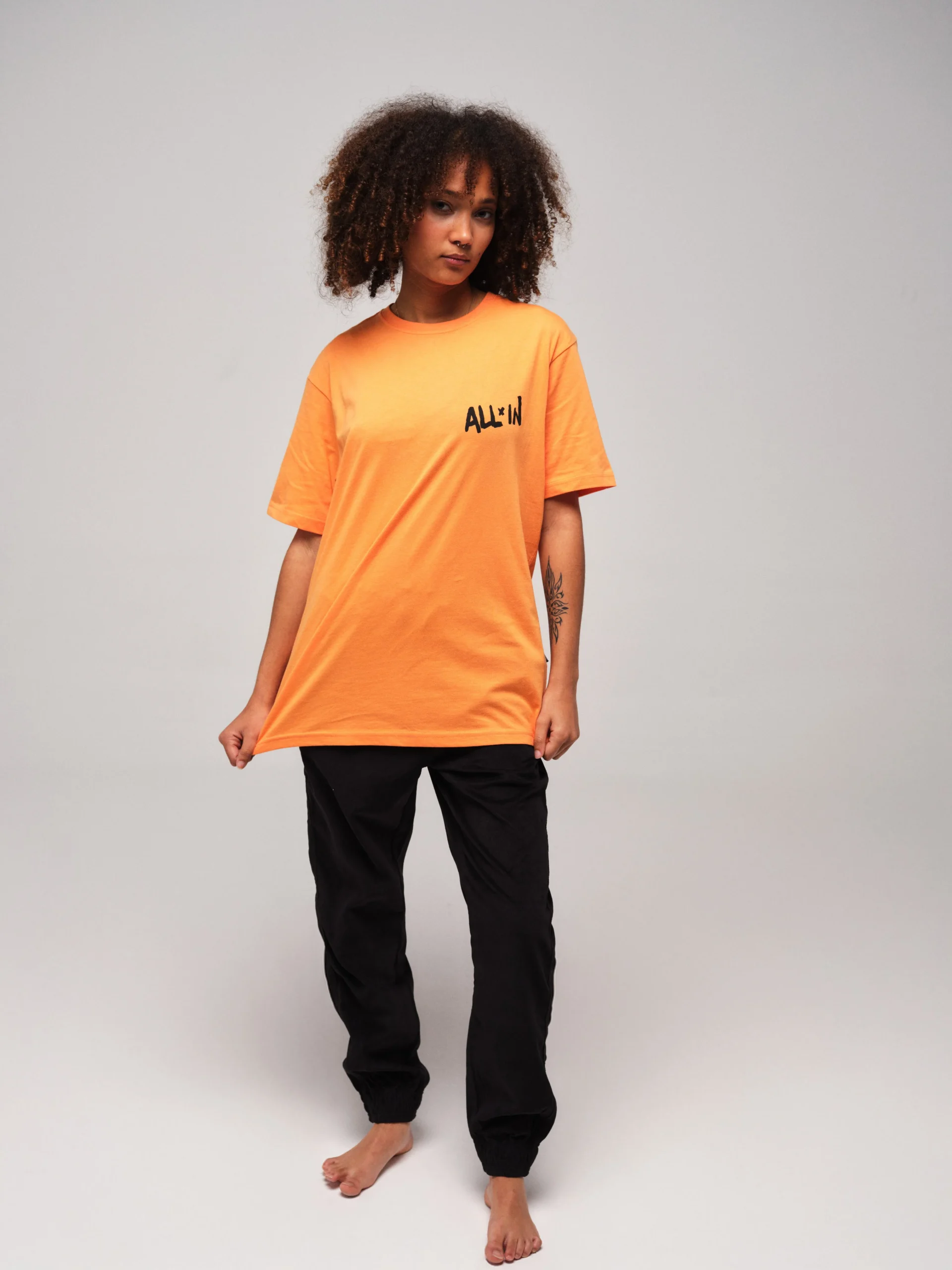 T-shirt coton - Kai - Abricot – Image 5