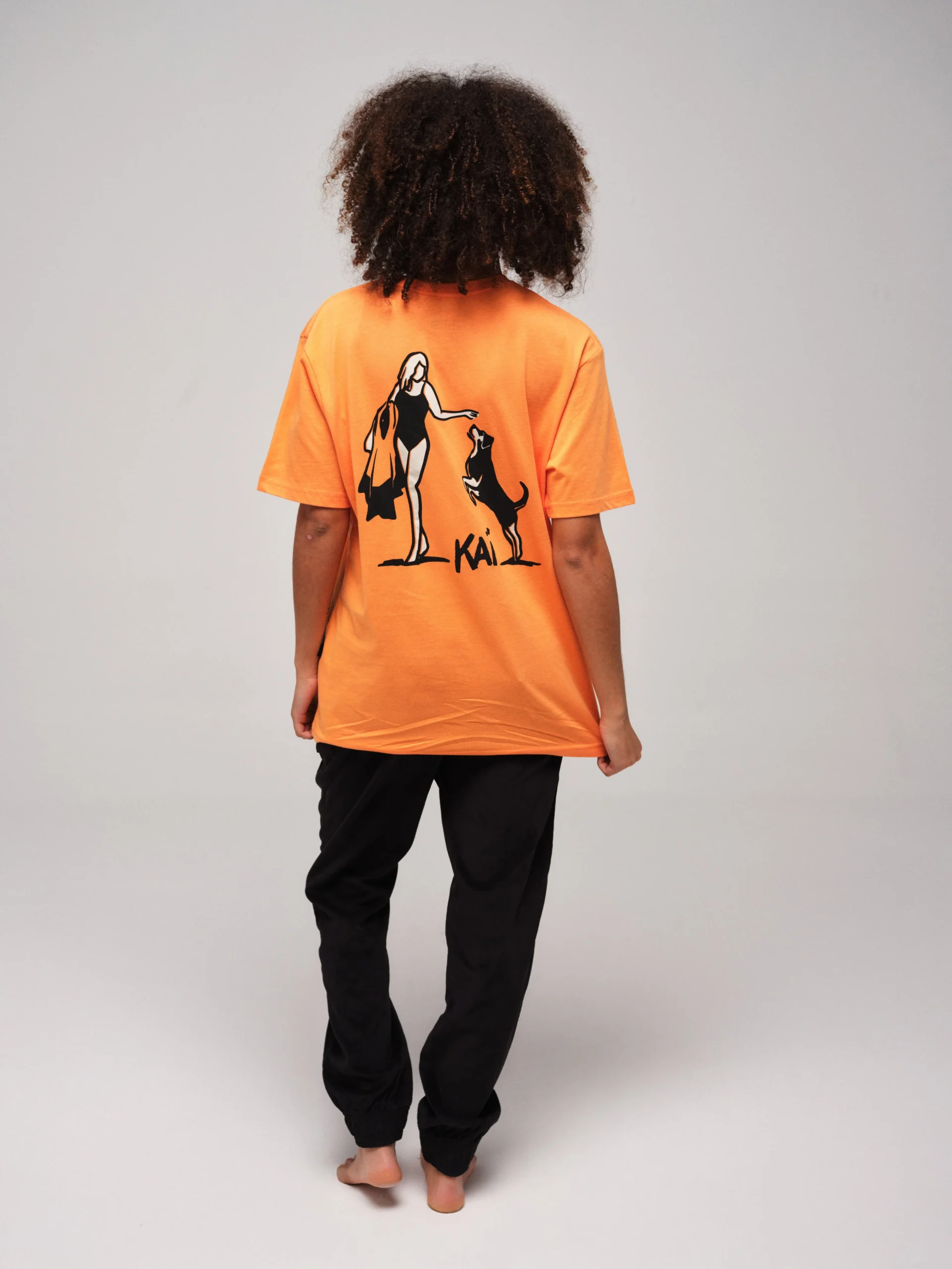 T-shirt coton - Kai - Abricot – Image 7