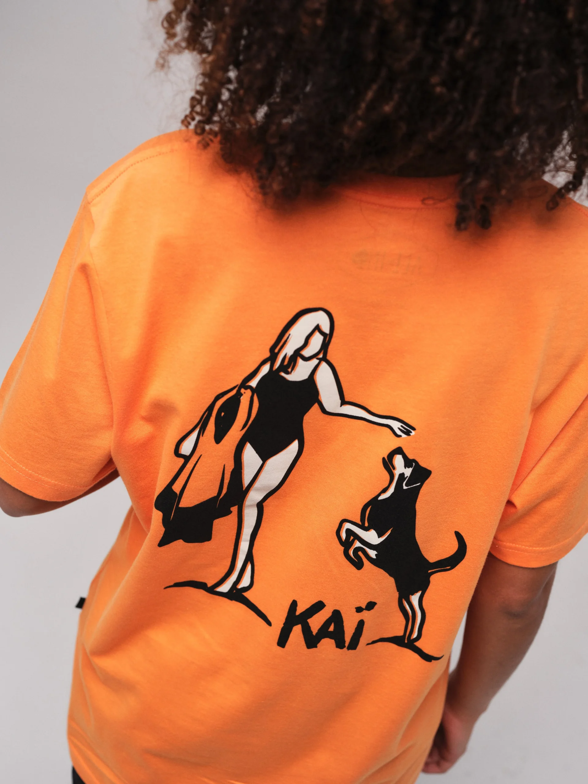 T-shirt coton - Kai - Abricot – Image 8