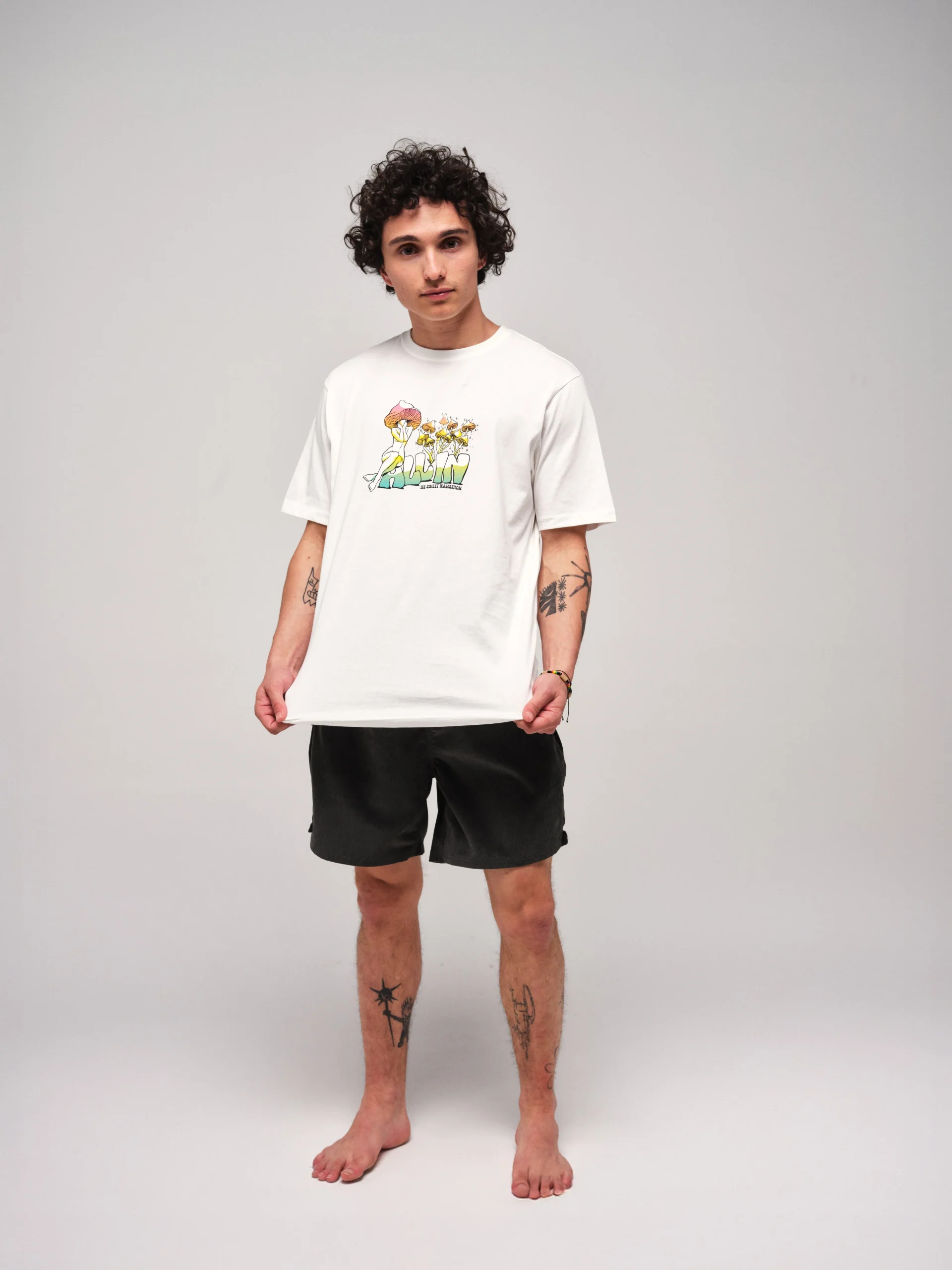 T-shirt coton - Mushroom - Blanc