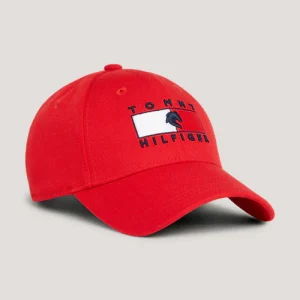 TOMMY HILFIGER - Casquette mixte Montreal rouge