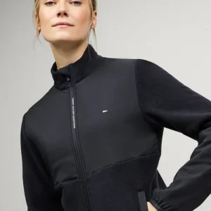 TOMMY HILFIGER - Veste polaire femme Huntington marine