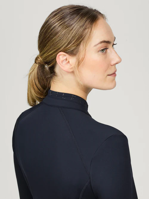 TOMMY HILFIGER - Polo d'entrainement à manches longues Beth marine – Image 2