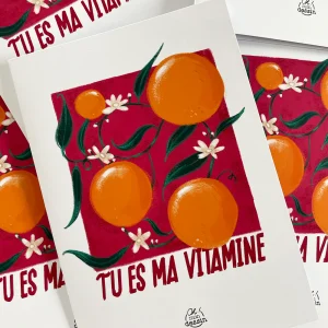 Affiche | Tu es ma Vitamine