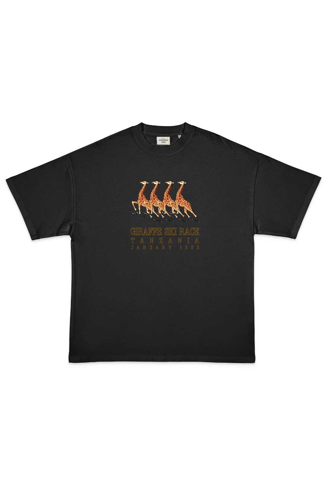 Tee-shirt Giraffe Ski Race - Unisexe