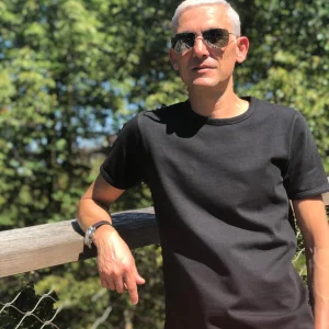 340gr - t-shirt premium 100% coton bio - Noir