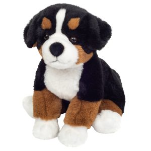 Peluche Bouvier bernois assis