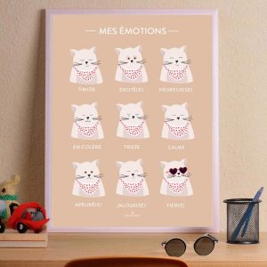 Affiche A4 | Emotions Chats