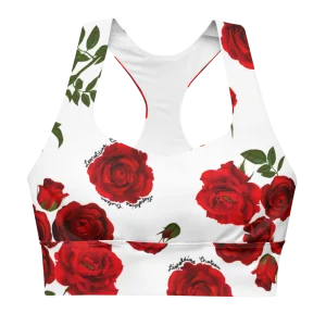 Brassière de sport MONICA Roses rouges
