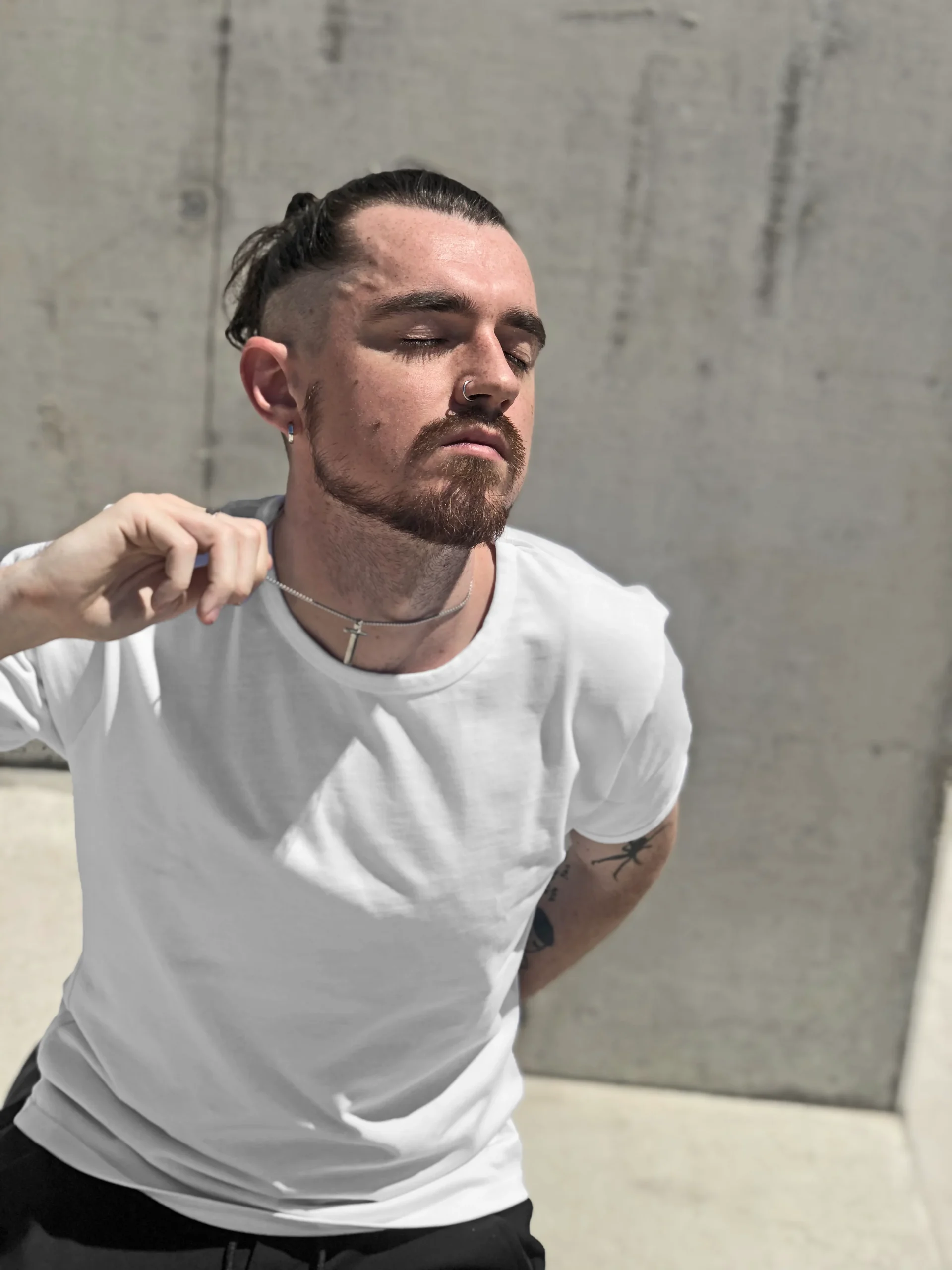 340gr - t-shirt premium 100% coton bio - Blanc "Off White" – Image 2