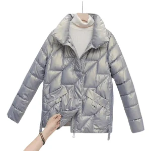 Blouson Gris Femme