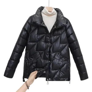 Blouson Noir Femme