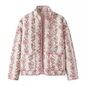 Bomber Femme Fleuri