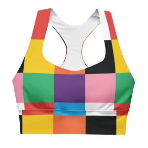 Brassière de sport MONICA carrés