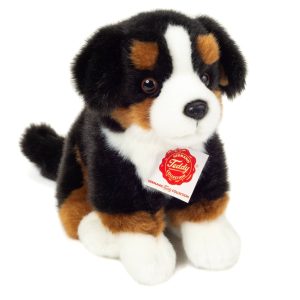 Peluche chiot Bouvier bernois assis