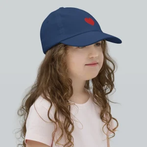 Casquette BABY enfant Broderie Coeur