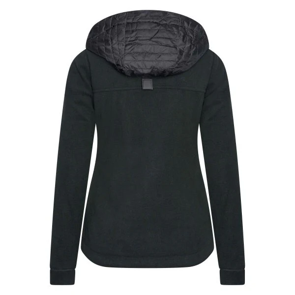 Euro-Star - Veste polaire zippée à capuche femme Alina noir – Image 3