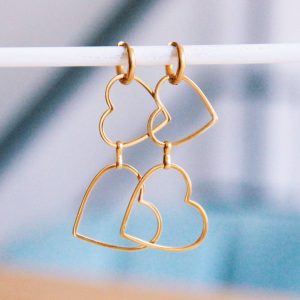 Boucles d'oreilles Cœurs