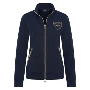 Hv Polo - Sweat zippé femme Naomie marine