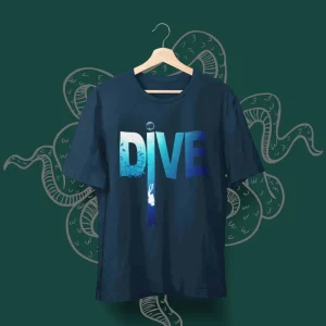 T-shirt bio plongée-Stock : Dive Fleche