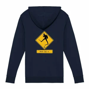 Sweat à capuche zippé unisexe- paneau australien plongneur