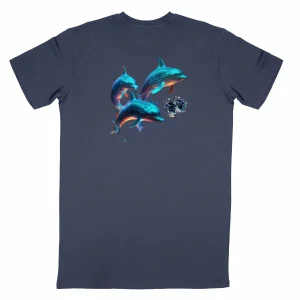 T-shirt Unisexe Classique MacJos 3 dauphins