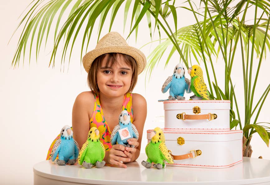 Peluche Perruche bleue – Image 2