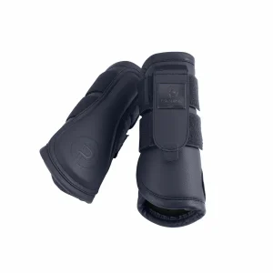 ESKADRON - Guêtres fermées faux leather Platinum marine