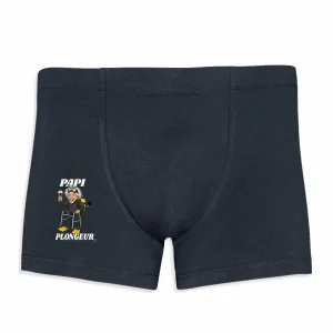 Boxer plongée – PAPI PLONGEUR– Cadeau original pour son papi