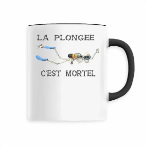 Mug céramique MacJos La plongée c'est mortel