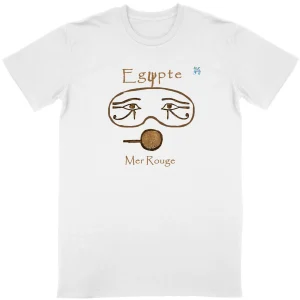T-shirt plongée bio : Masque antique égyptien