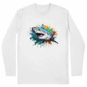 T-shirt manches longues Shark smack grafitti MacJos