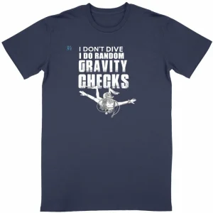 T-shirt bio MacJos plongée sous marine et gravité, apesanteur