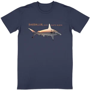T-shirt Daedalus, Requin-Marteau et le Phare de daeDalus mer rouge, Egypte