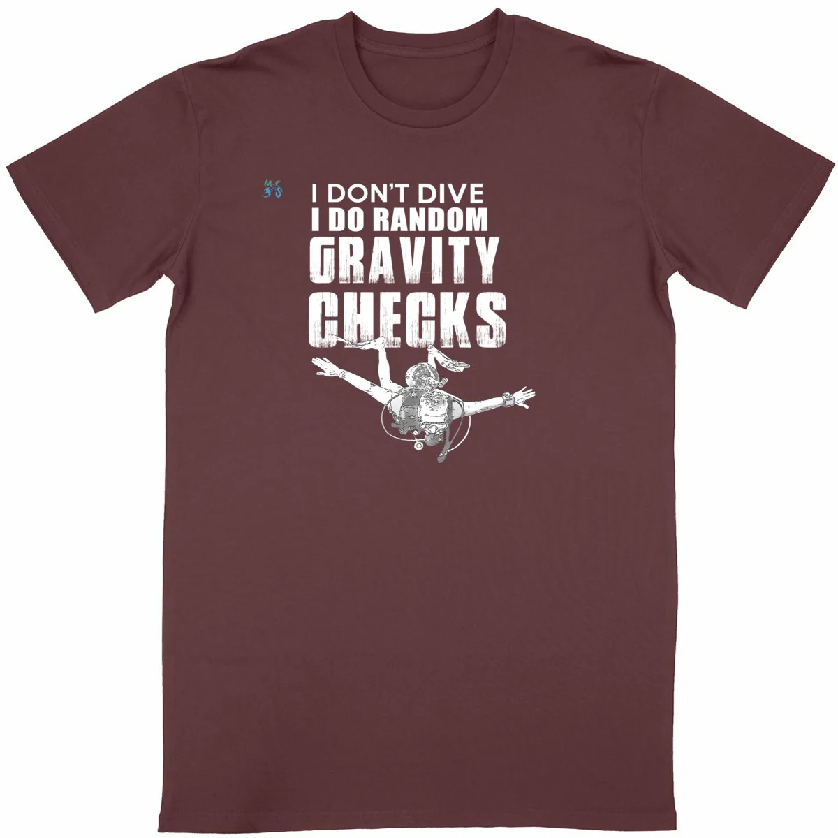 T-shirt bio MacJos plongée sous marine et gravité, apesanteur – Image 5