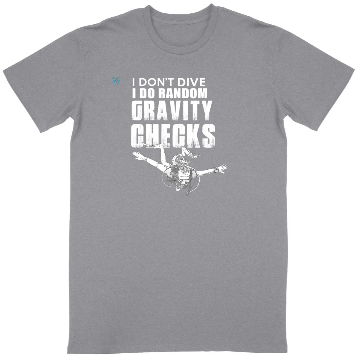 T-shirt bio MacJos plongée sous marine et gravité, apesanteur – Image 4