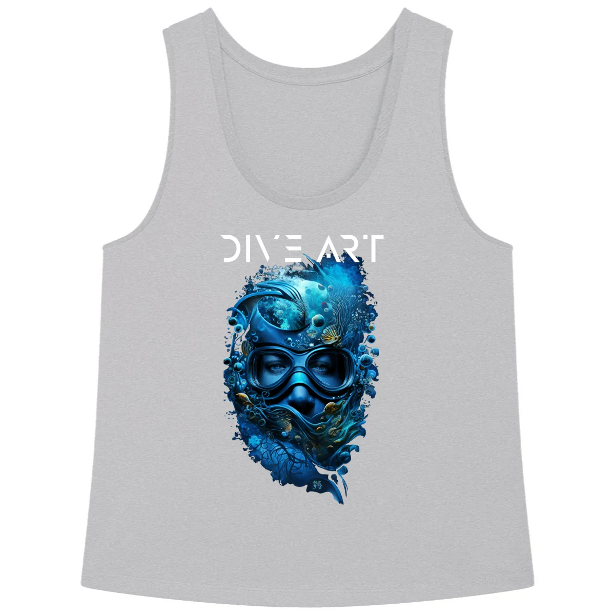 debardeur visage plongeuse fond marin MacJos – Image 2