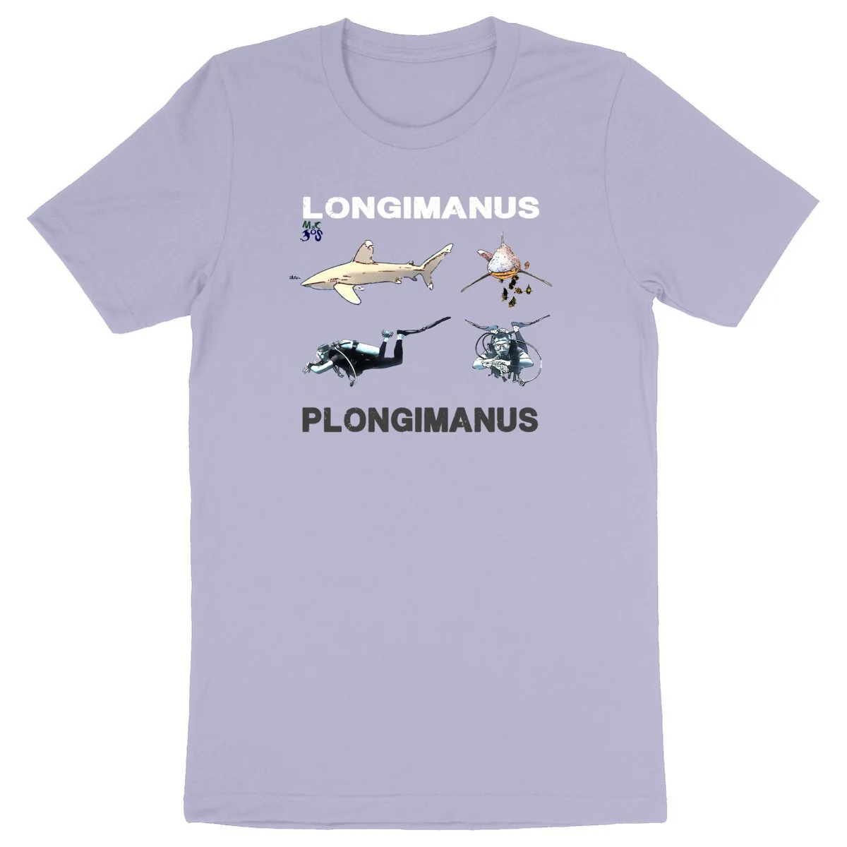 T-shirt plongée 100% bio plongimanus longimanus – Image 8