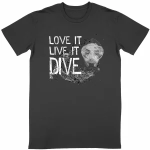 T-shirt plongée PERSONNALISABLE love live dive