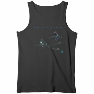 Débardeur Plongée bio : Mystic Shark, requin et plongeuse zen