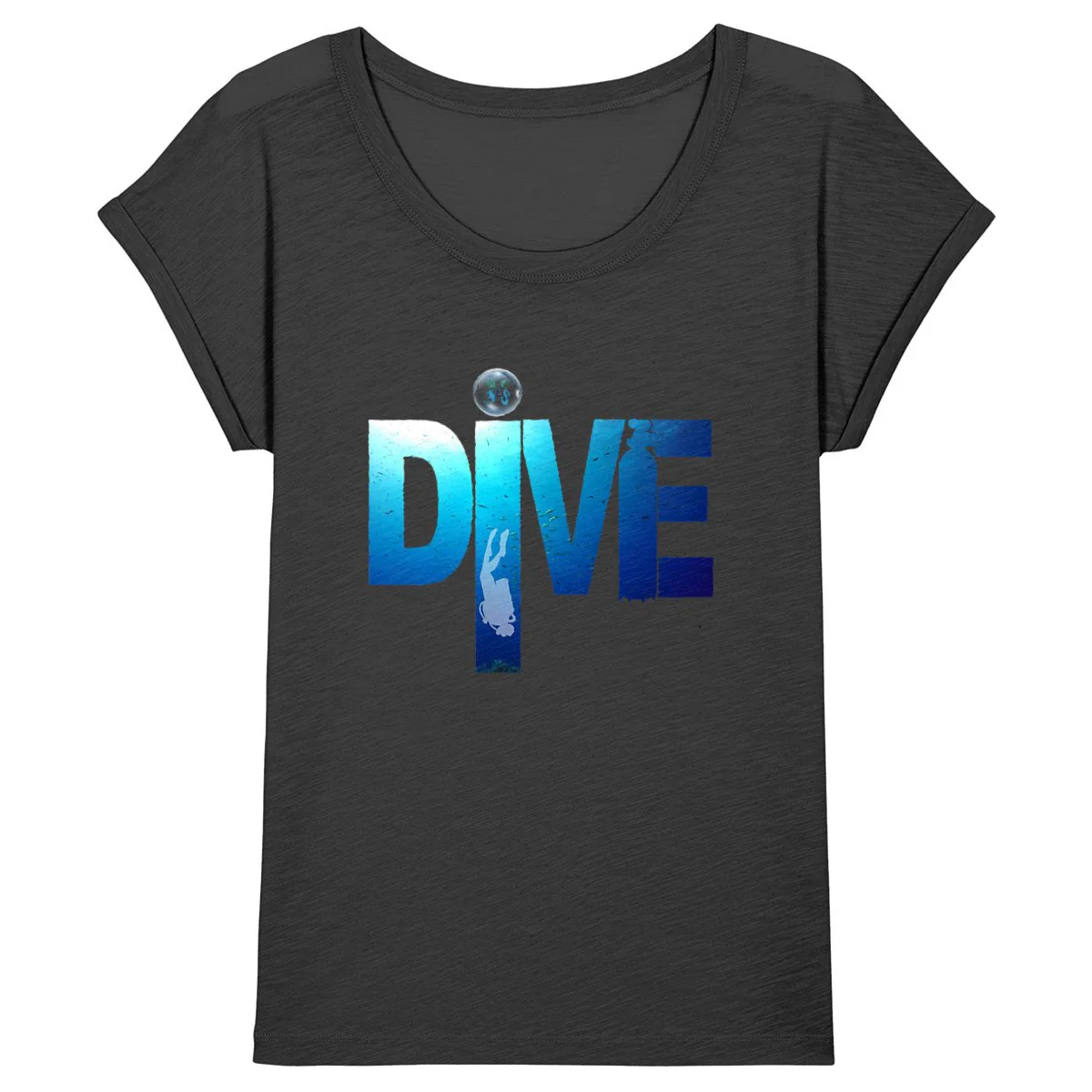 Robe T-shirt plongeuse DIVE Col Rond slub MacJos – Image 2