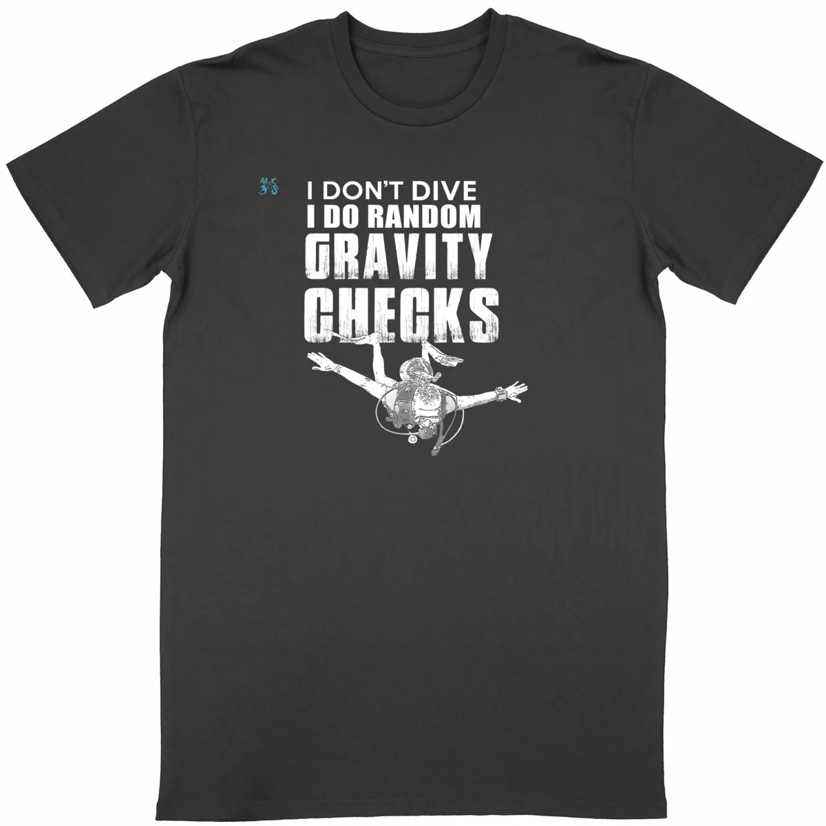 T-shirt bio MacJos plongée sous marine et gravité, apesanteur – Image 3