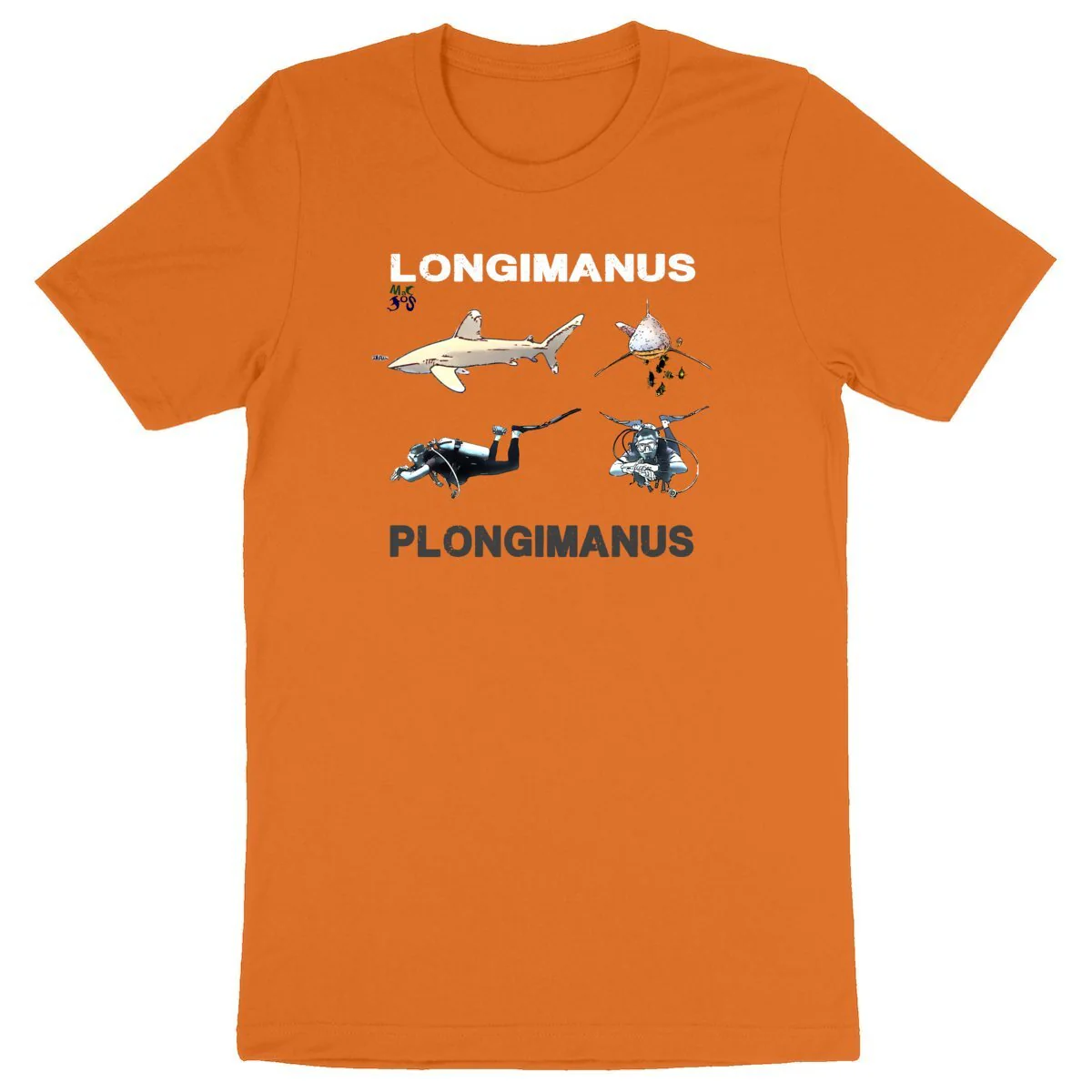 T-shirt plongée 100% bio plongimanus longimanus – Image 5