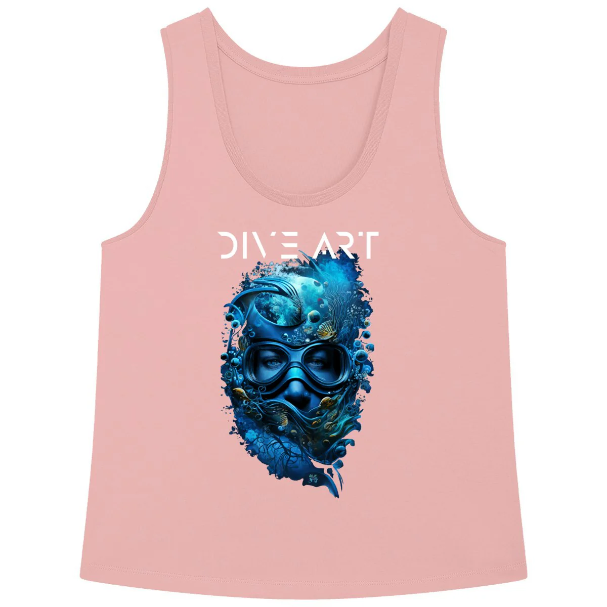 debardeur visage plongeuse fond marin MacJos – Image 3