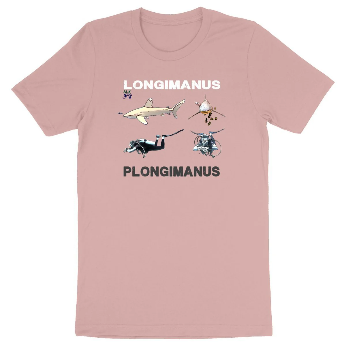 T-shirt plongée 100% bio plongimanus longimanus – Image 6