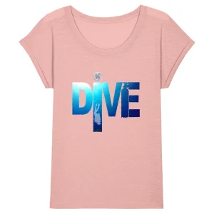 Robe T-shirt plongeuse DIVE Col Rond slub MacJos